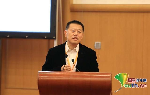 中搜网络董事长兼总裁陈沛发言.中国青年网通讯员 吕明摄